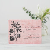 もつれたピンクの返信 招待状 (スタンド正面)