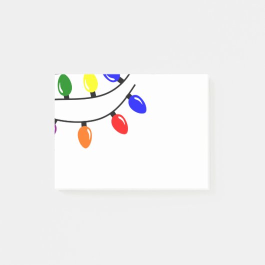 もつれたライトのポストイットノート ポストイット (正面)