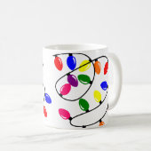 もつれたライト コーヒーマグカップ (正面右)