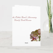 もつれたラン 親の記念カード カード (裏面)