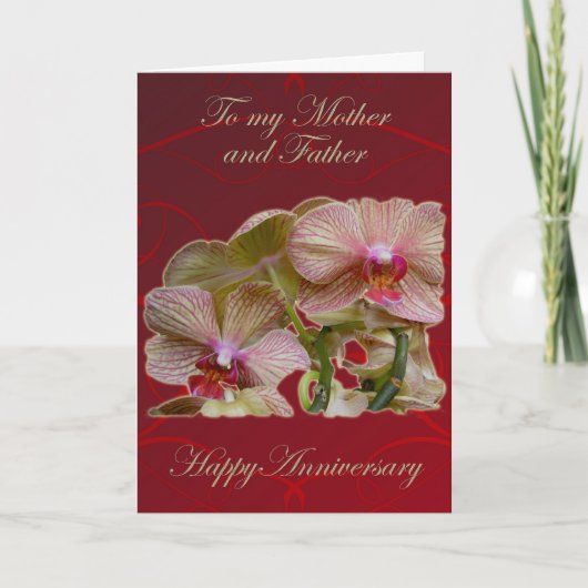 もつれたラン 親の記念カード カード (正面)