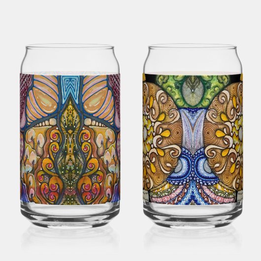 もつれた一対 ガラス缶 (右)