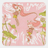 もつれた宇宙 スクエアシール (正面)