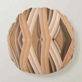 もつれた流れの芸術 ラウンドクッション