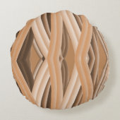 もつれた流れの芸術 ラウンドクッション (裏面)