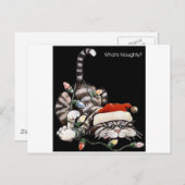 もつれた猫 ポストカード (正面/裏面)