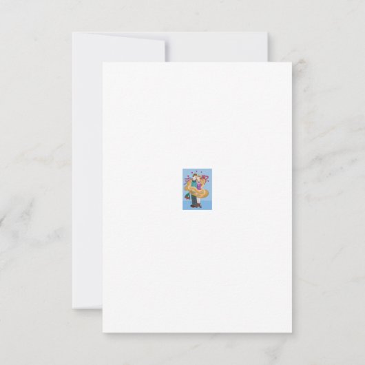 もつれた結婚式招待状 招待状 (裏面)