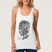 もつれた花 タンクトップ (正面)