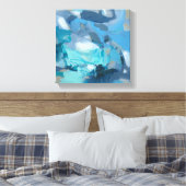 もつれた キャンバスプリント (インサイチュ (寝室))