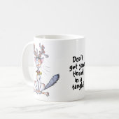 もつれのあなたのチンサルを得ないで下さい! マグカップ (正面左)