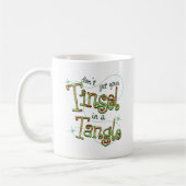 もつれのクリスマスのギフトのあなたのチンサルを得ないで下さい コーヒーマグカップ (左)