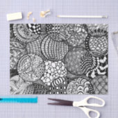 もつれデザインティッシュペーパー 薄葉紙 (クラフト)