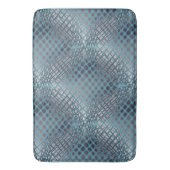 もつれ描た魚釣り網のように見えるシアン バスマット (正面縦)