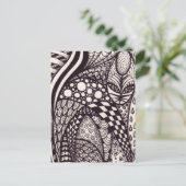 もつれ猫の郵便はがき ポストカード (スタンド正面)