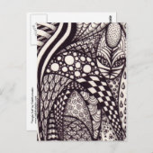 もつれ猫の郵便はがき ポストカード (正面/裏面)