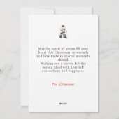 もつれ猫クリスマスホリデーカード シーズンカード (裏面)