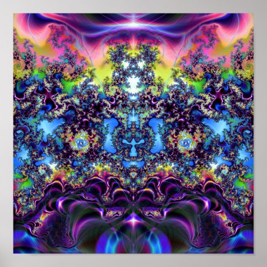 もつれ(12" x 12")アートプリントポスター ポスター (正面)