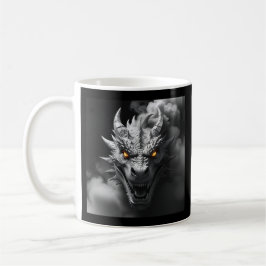 ものすごいドラゴンヘッドポートレート コーヒーマグカップ