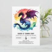 ものすごいドラゴン誕生日デジタル 招待状 (スタンド正面)