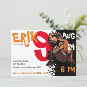 ものすごいTレックス誕生日で冒険へ 招待状 (スタンド正面)