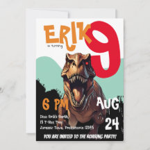 ものすごいTレックス轟音誕生日招待状