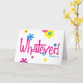 ものは何でも! カード (黄色い花)