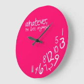 ものは何でも ラージ壁時計 (傾斜)