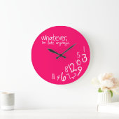 ものは何でも ラージ壁時計 (ホーム)