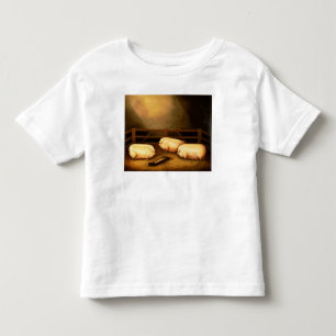 ものもらいの外の3匹の入賞したブタ トドラーTシャツ