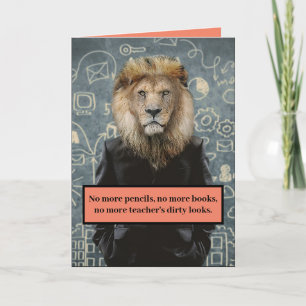 もはやおもしろい先生の汚い顔は卒業 カード