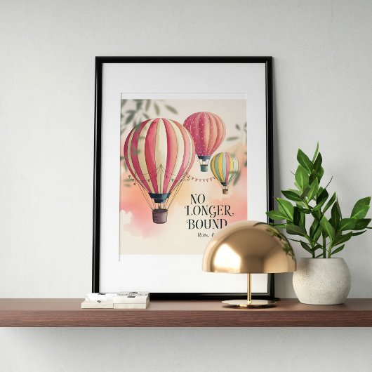 もはやローマ人への手紙第6章18節 ポスター