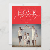 もはや休暇の写真のための家ではないおもしろい シーズンカード (正面)