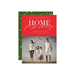 もはや休暇の写真のための家ではないおもしろい シーズンカード