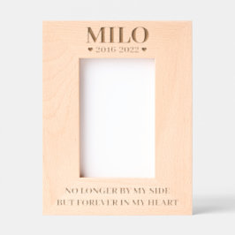 もはや傍らに居るのではなく永遠にペットのハート レーザー彫刻フレーム