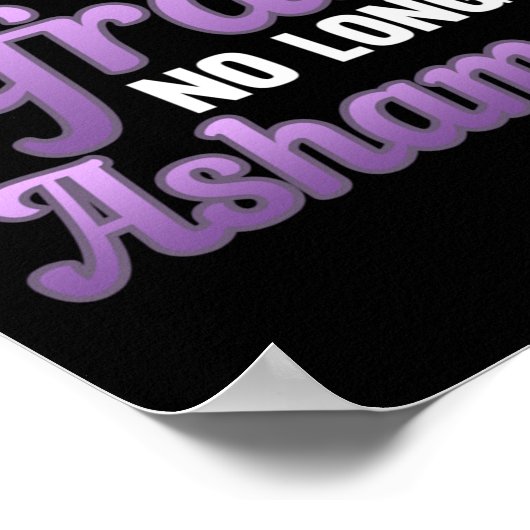 もはや家庭内暴力を恥じる恐れはない ポスター (角)