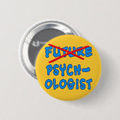 もはや未来の心理学者 缶バッジ (正面&裏面)