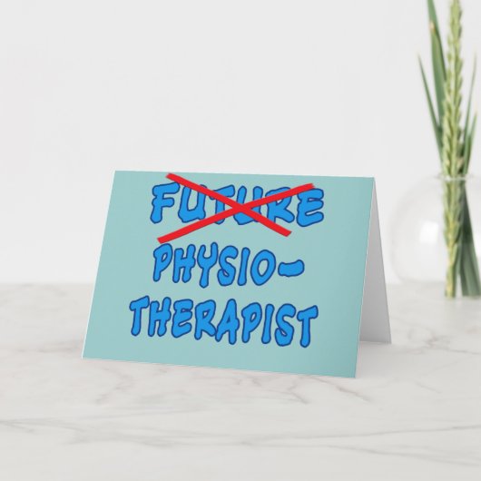 もはや未来の理学療法士 カード (正面)