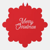 もふもふと明るいクリスマス オーナメントカード (裏面)