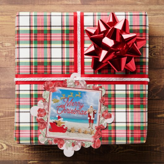 もふもふと明るいクリスマス オーナメントカード (インサイチュ (ギフト))