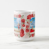 もふもふと明るいクリスマス コーヒーマグカップ (中央)