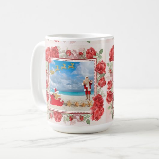 もふもふと明るいクリスマス コーヒーマグカップ (正面左)