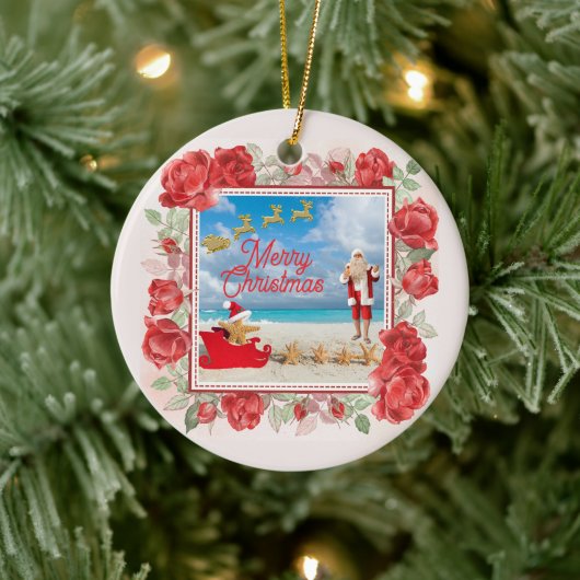 もふもふと明るいクリスマス セラミックオーナメント (ツリー)