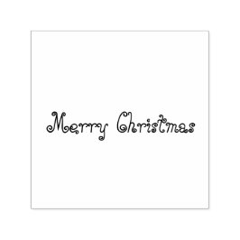 もふもふと明るいクリスマス セルフインキングスタンプ