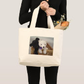 もふもふな友達 ラージトートバッグ (正面(商品))