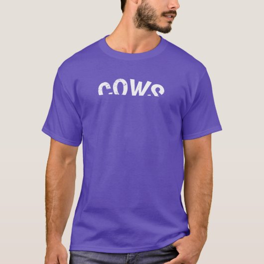 もふもふ大きなバイソン動物少年 Tシャツ (正面)