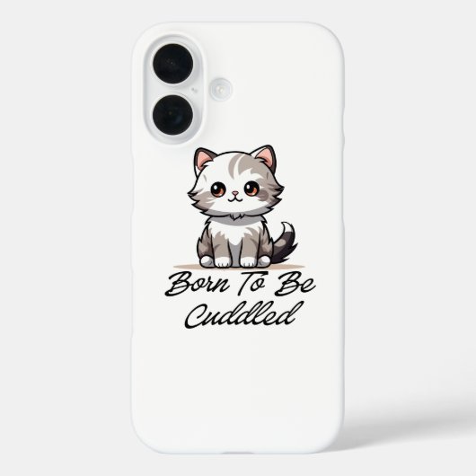 "もふもふ猫のiPhoneケース 愛を込めて" Case-Mate iPhoneケース (裏面)