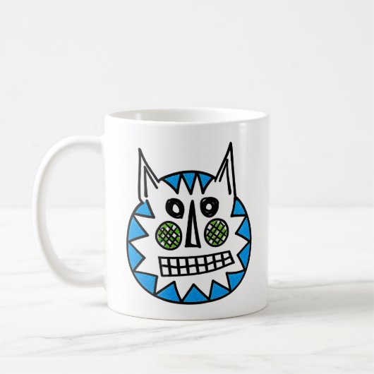 もふもふ猫 コーヒーマグカップ (左)