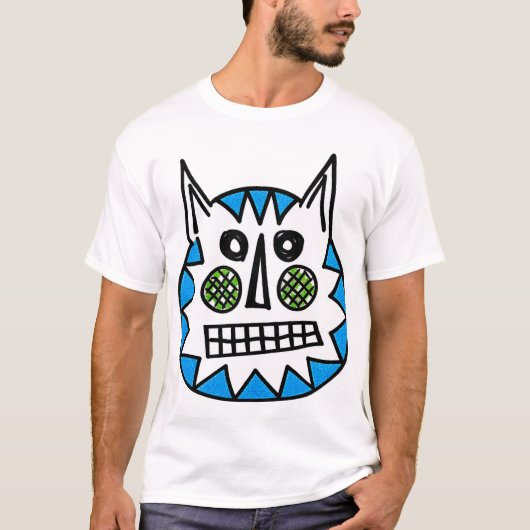 もふもふ猫 Tシャツ (正面)