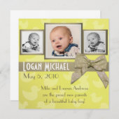 もふもふ かわいい 案内状 (正面/裏面)