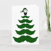もみあげクリスマスツリーハード ヒゲ 緑の口ひげ